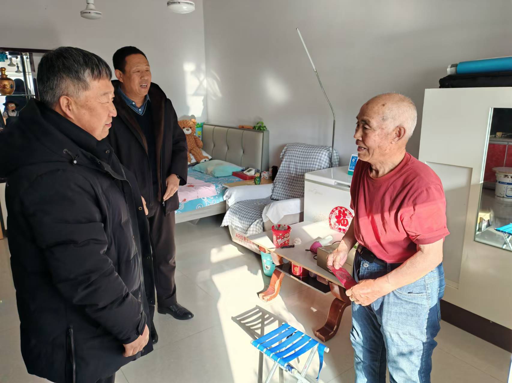 年味漸濃情更濃，額鹽公司開展走訪慰問活動